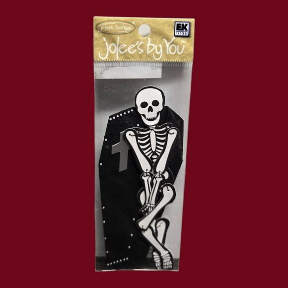 Halloween Sticker Lot: Jolee's Creepy Crows 2002 Series 1 Skeleton Haunted House - Picture 5 of 9